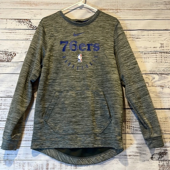 Nike Philadelphia‎ 76ers Crewneck Sweatshirt Size S - Picture 1 of 7